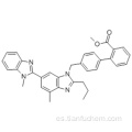 Ácido [1,1&#39;-bifenil] -2-carboxílico, 4 &#39;- [(1,4&#39;-dimetil-2&#39;-propil [2,6&#39;-bi-1H-bencimidazol] -1&#39;-il) metil] - , éster metílico CAS 528560-93-2